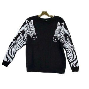 Zebra Sweatshirt Graphic Pullover